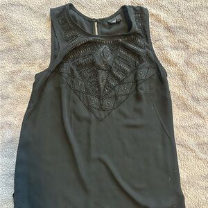 Mossimo Elegant Black Sleeveless Top